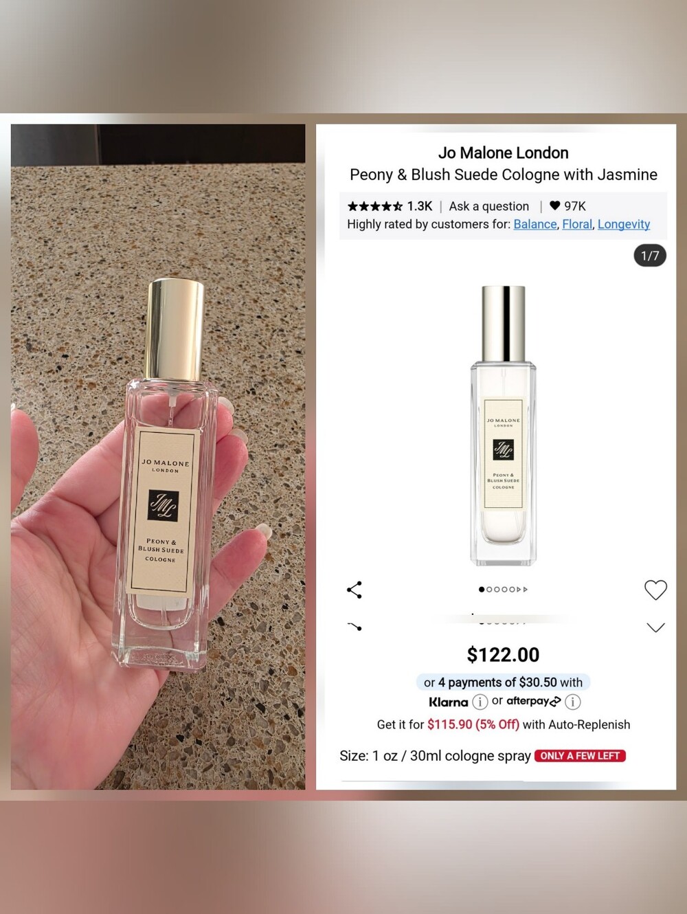 Jo Malone Peony Blush & Suede